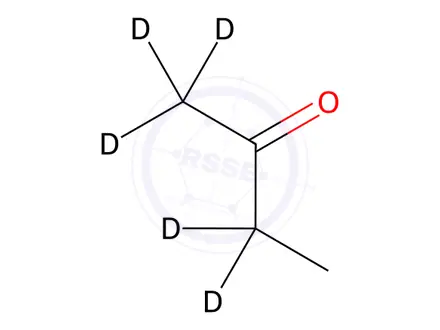 Chemical structure of 2-Butanone-1,1,1,3,3-d5