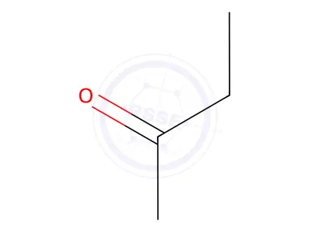 Chemical structure of 2-Butanone in Methanol