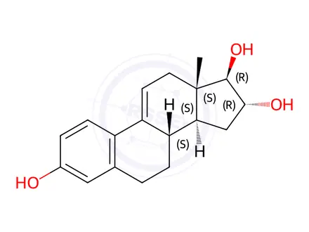Chemical structure of Estriol EP Impurity A