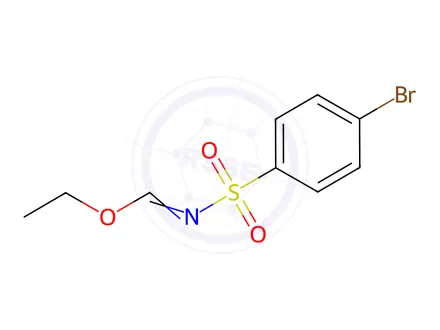 Chemical structure of Ethyl N-(4-bromophenyl)sulfonylformimidate