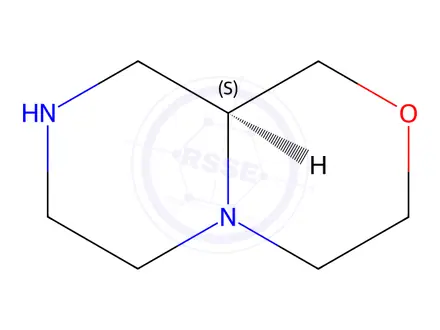 Chemical structure of (S)-Octahydropyrazino[2,1-c][1,4]oxazine Dihydrochloride