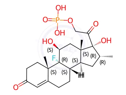 Chemical structure of Dexamethasone Sodium Phosphate EP Impurity H