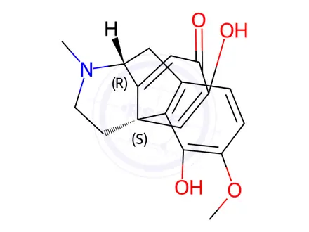 Chemical structure of 6-O-Demethylsalutaridine