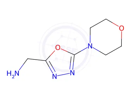 Chemical structure of (5-Morpholino-1,3,4-oxadiazol-2-yl)methanamine