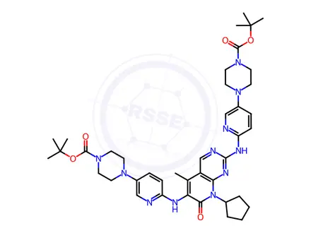 Chemical structure of Palbociclib Impurity 21