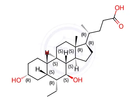 Chemical structure of Obeticholic Acid Impurity A