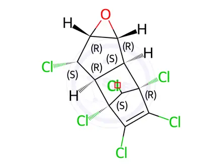 Chemical structure of Heptachlor epoxide Impurity 2