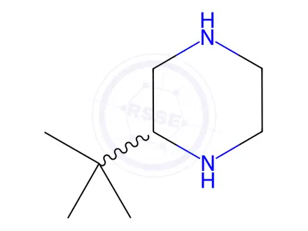 Chemical structure of 2-TERT-BUTYL PIPERAZINE-2HCl