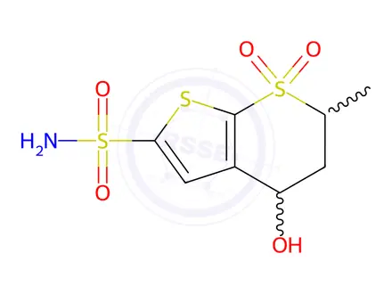 Chemical structure of Dorzolamide Hydrochloride Impurity 9