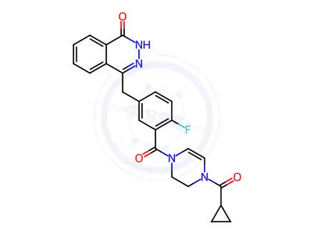 Chemical structure of Olaparib Metabolite M11