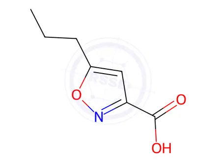 Chemical structure of 5-propylisoxazole-3-carboxylic acid