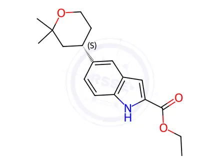 Chemical structure of Orforglipron Impurity 265