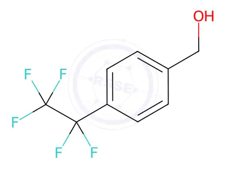 Chemical structure of (4-(Perfluoroethyl)phenyl)methanol