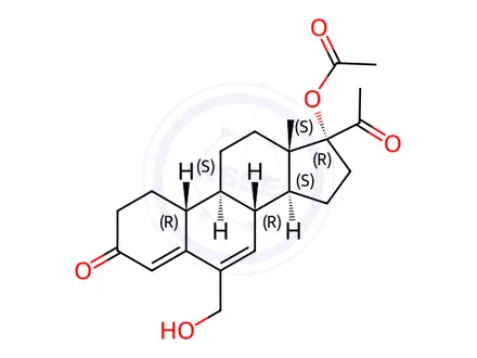Chemical structure of Nomegestrol Acetate Impurity 2