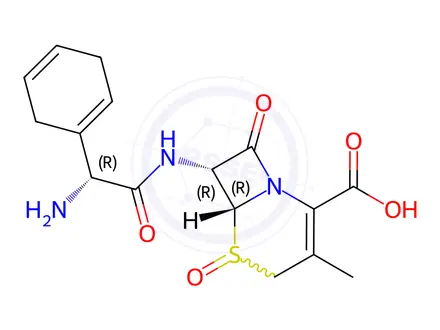 Chemical structure of Cefradine Impurity C