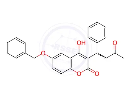 Chemical structure of Warfarin Sodium Impurity 34