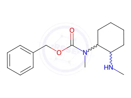 Chemical structure of Benzyl methyl(2-(methylamino)cyclohexyl)carbamate