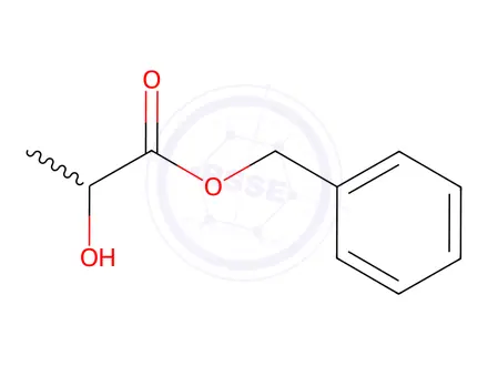 Chemical structure of BENZYL 2-HYDROXYPROPIONATE