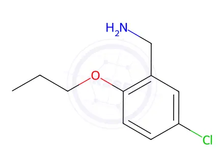 Chemical structure of (5-Chloro-2-propoxyphenyl)methanamine