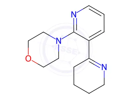 Chemical structure of 4-(3,4,5,6-Tetrahydro-[2,3'-bipyridin]-2'-yl)morpholine