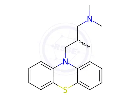 Chemical structure of Alimemazine hydrochloride