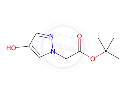 Chemical structure of (4-Hydroxypyrazol-1-yl)-acetic acid tert-butyl ester