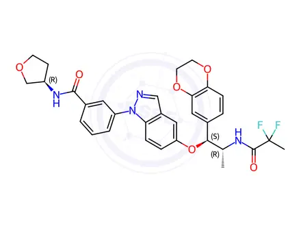 Chemical structure of AZD7594