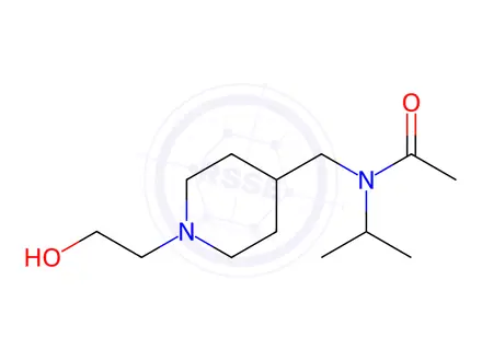 Chemical structure of N-((1-(2-Hydroxyethyl)piperidin-4-yl)methyl)-N-isopropylacetamide