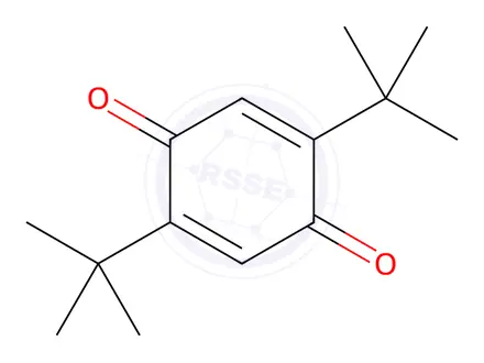 Chemical structure of 2,5-Di-tert-butyl-1,4-benzoquinone