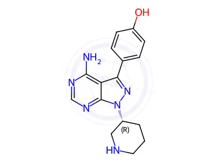 Chemical structure of Ibrutinib Impurity 347