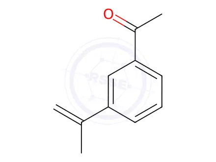 Chemical structure of 1-[3-(1-Methylethenyl)phenyl]ethanone