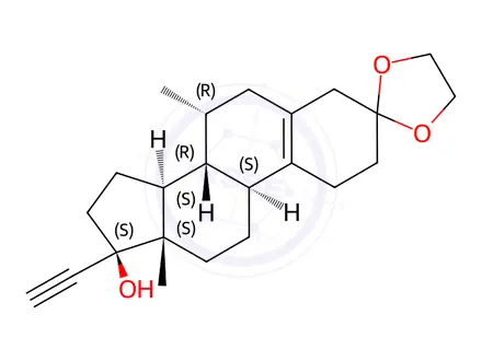 Chemical structure of Tibolone Impurity 10