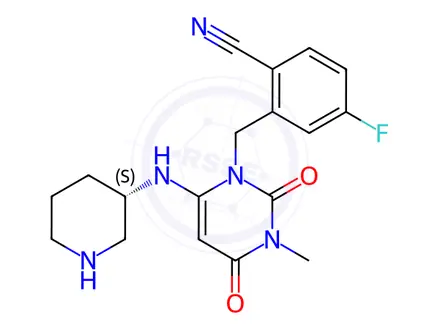 Chemical structure of Trelagliptin Impurity 176