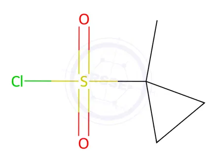 Chemical structure of 1-Methylcyclopropane-1-sulfonyl Chloride