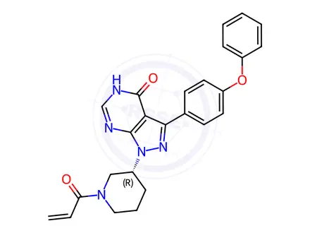 Chemical structure of Ibrutinib Impurity 333