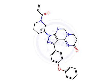 Chemical structure of Ibrutinib Impurity 348