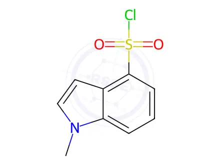 Chemical structure of 1-Methyl-1H-indole-4-sulfonyl Chloride