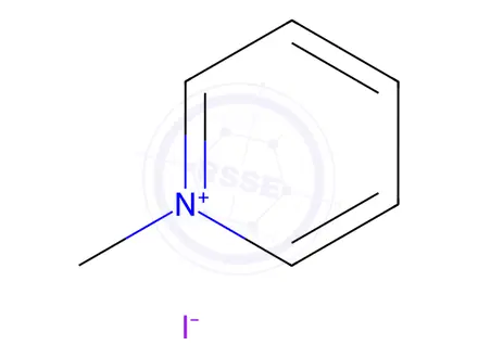 Chemical structure of 1-Methylpyridinium iodide