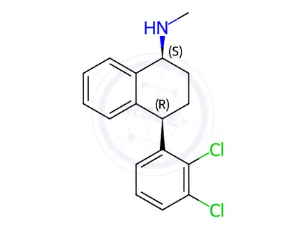 Chemical structure of Sertraline Impurity 29
