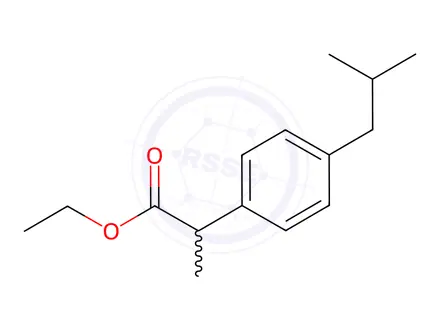Chemical structure of Ibuprofen Ethyl Ester