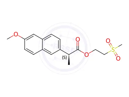 Chemical structure of Naproxen Impurity 48