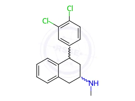 Chemical structure of Sertraline Impurity 10