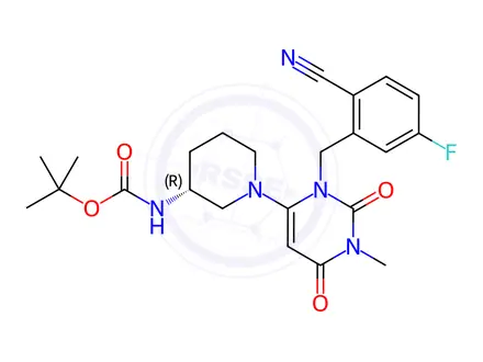 Chemical structure of Trelagliptin Impurity 185