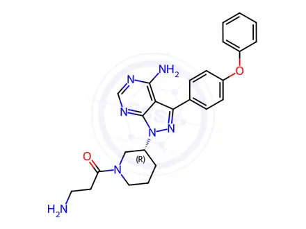 Chemical structure of Ibrutinib Impurity 253