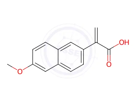 Chemical structure of Dehydronaproxen