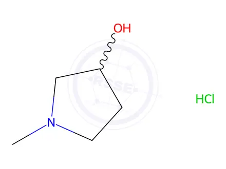 Chemical structure of 1-Methylpyrrolidin-3-ol hydrochloride