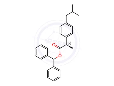Chemical structure of Ibuprofen Impurity 161