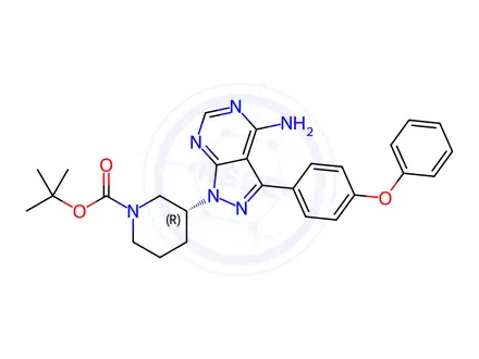 Chemical structure of Ibrutinib Impurity 222