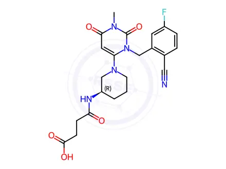 Chemical structure of Trelagliptin Impurity 166