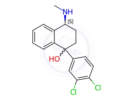 Chemical structure of 4-Hydroxy Sertraline